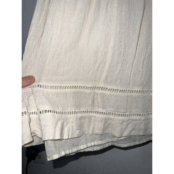 BOG Collective Lavanda Dress Bohemian Boho Crochet Cream Color NWTS $184 X - Picture 4 of 9